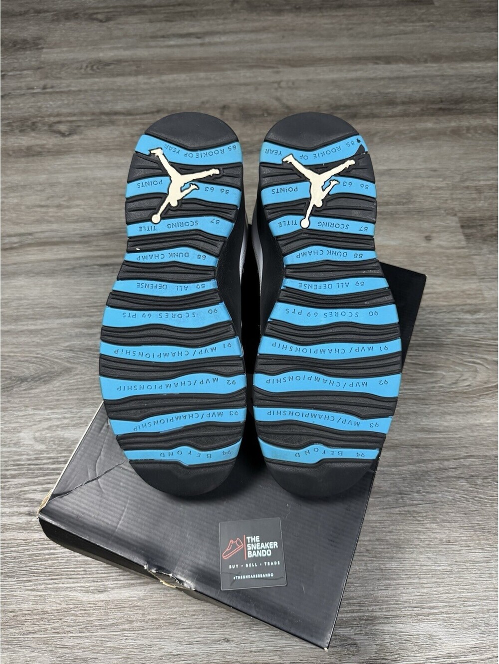 Size 11 - Air Jordan 10 Retro 2014 Powder Blue - Picture 7 of 9